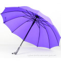 23"*12k Straight Rain Umbrella, Automatic Open